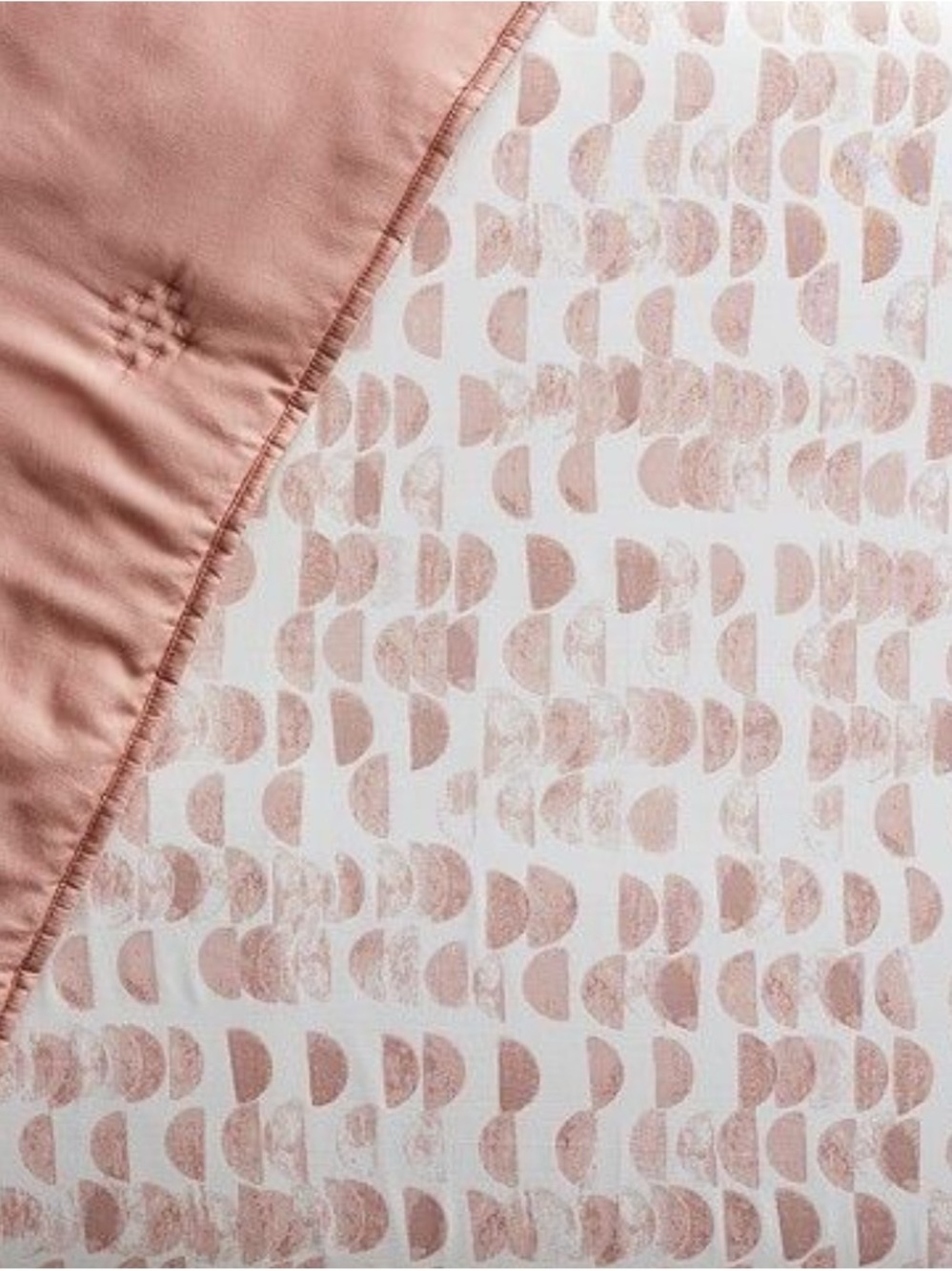 TWO Pottery Barn Kids West Elm PINK Half Moon Organic Crib Fitted Sheets